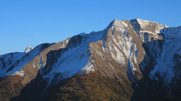 Vista desde el Riederalp, Mt Battlihorn — Foto de Stock
