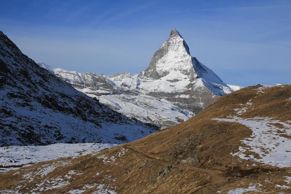 Majesteettinen Mt Matterhorn — kuvapankkivalokuva