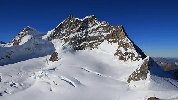 MT Jungfrau, uitzicht vanaf de Jungfraujoch — Stockfoto