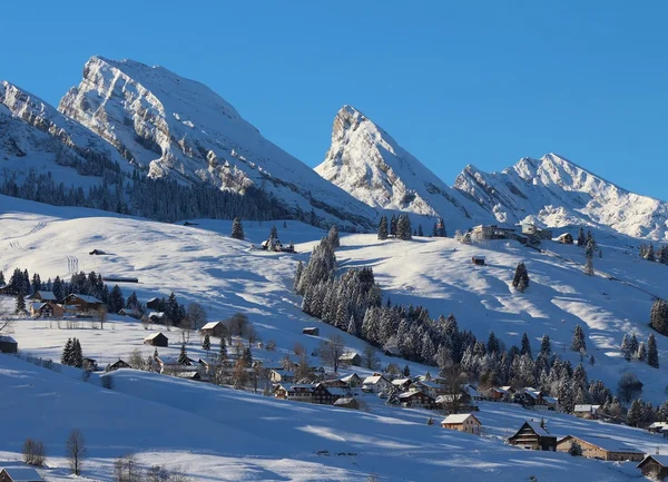 Churfirsten in inverno — Foto Stock