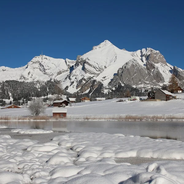 Gamma Majestic Alpstein in inverno — Foto Stock