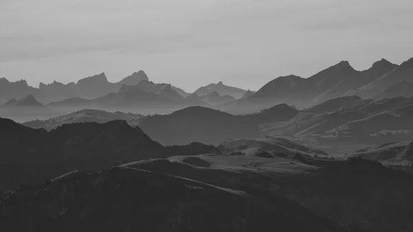 Blick vom Mt niesen, Schweizer Alpen — Stockfoto