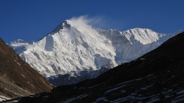 Sabah Gokyo, görünümü Mt Cho Oyu