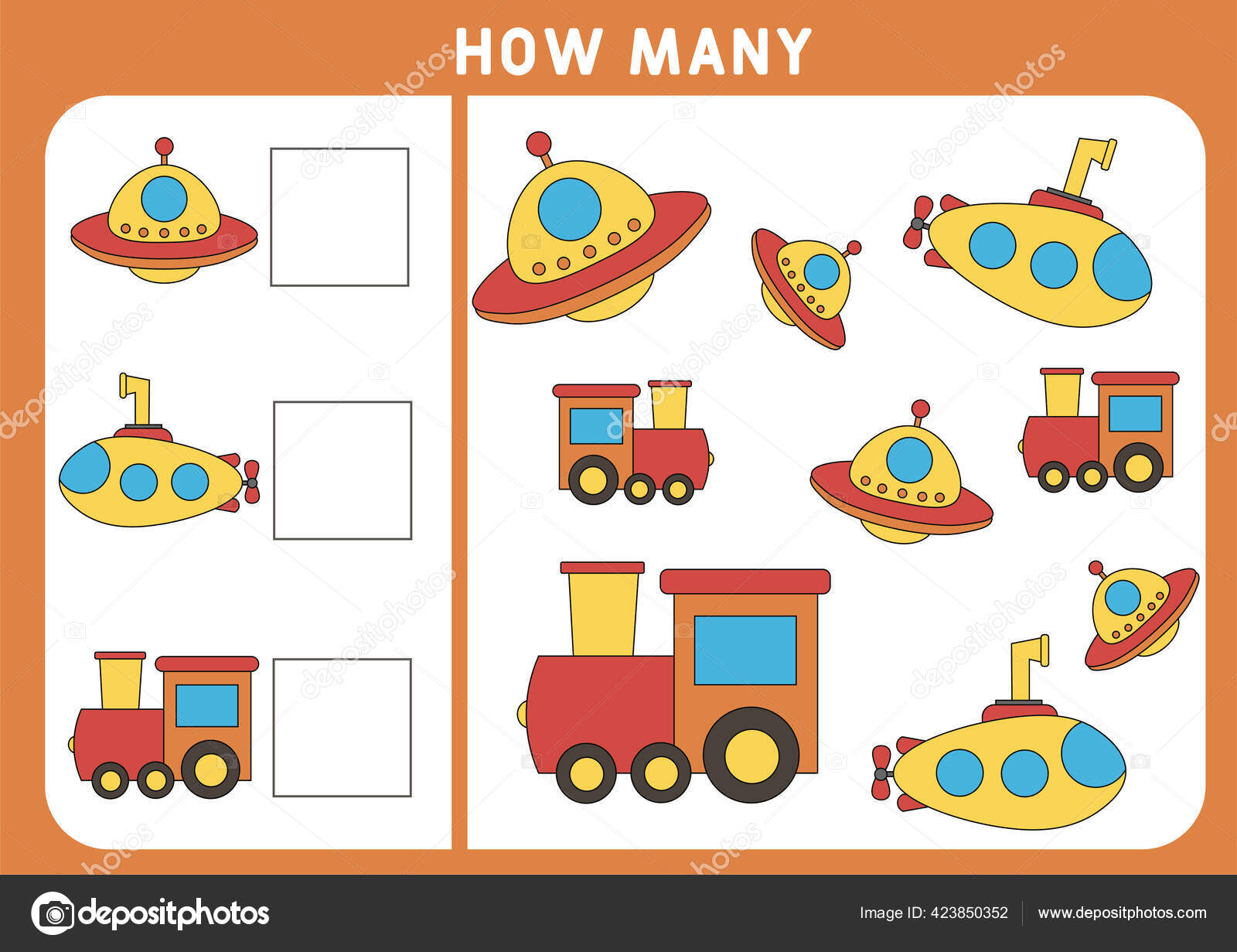 Vetores de Jogo De Lógica Educacional Infantil Tarefa Matemática Quantos Ilustração Vetorial e mais imagens de Aprender - iStock