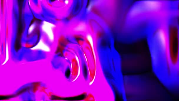 Gradient Neonowy Przenoszę Abstrakcyjne Tło Piękne Nowoczesne Żywe Kolory Płynne — Wideo stockowe