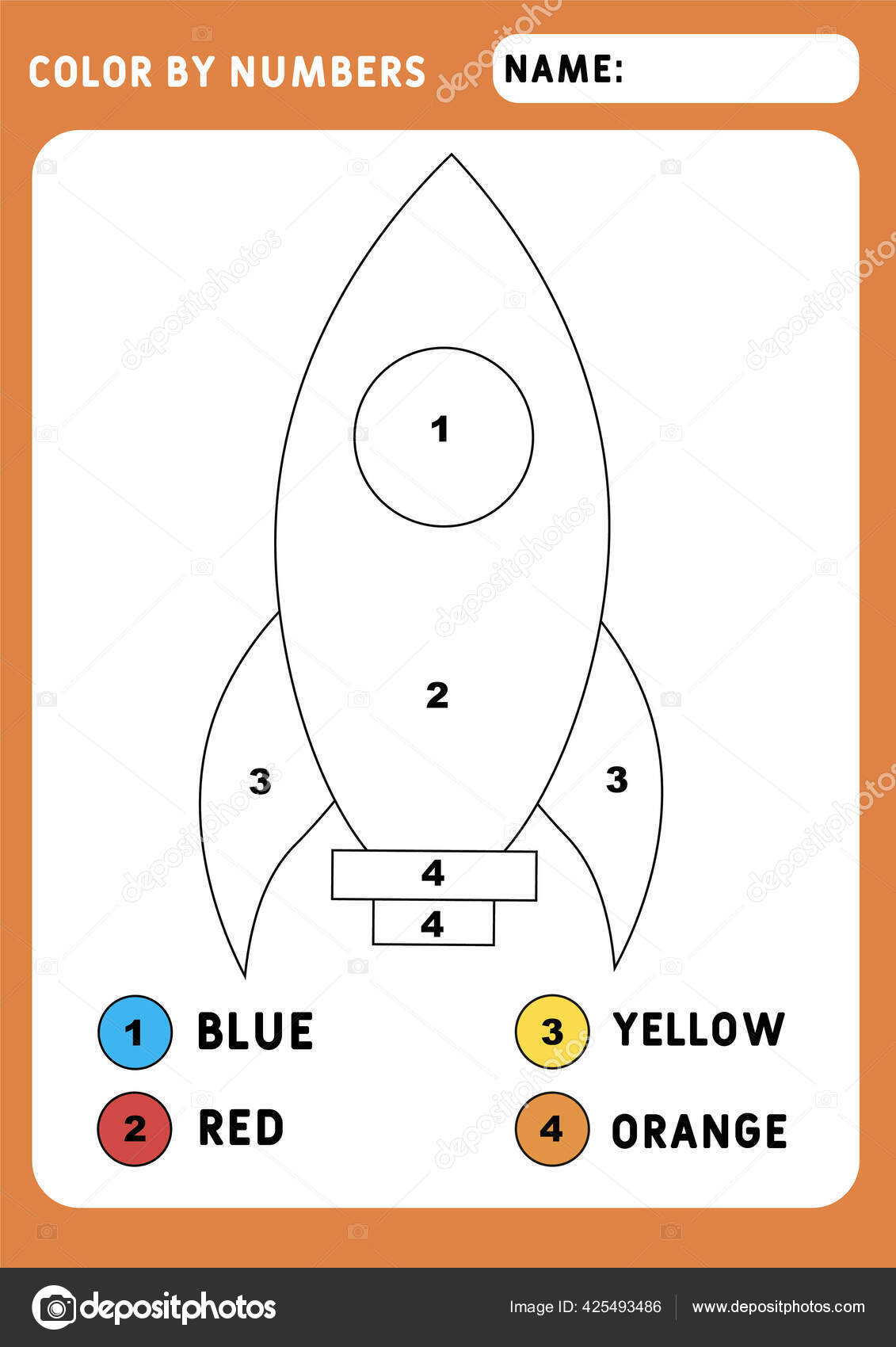 Colorir A Página Com Borboleta. Colorir Por Números Jogo Educativo