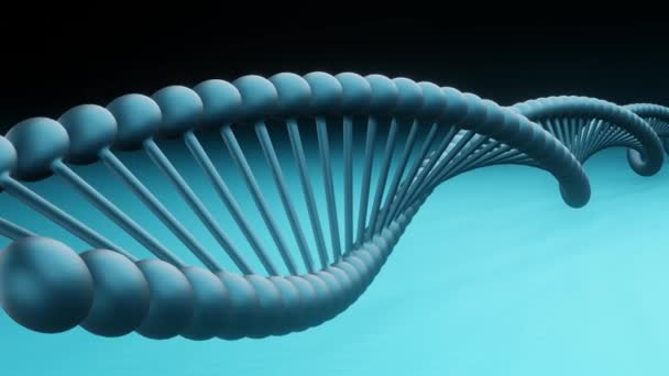 Dna 애니메이션을 추상화 과학과 유전자 Dna 메커니즘 — 비디오