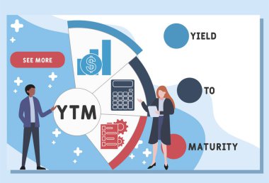 Vektör web sitesi tasarım şablonu. YTM - Olgunluğa boyun eğ. İş kavramı geçmişi. Web sitesi afişi, pazarlama malzemeleri, iş sunumu, çevrimiçi reklamcılık için illüstrasyon.