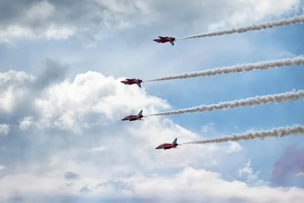 Royal Air Force Red arrows - air show In Estonia Tallinn 2014 ye