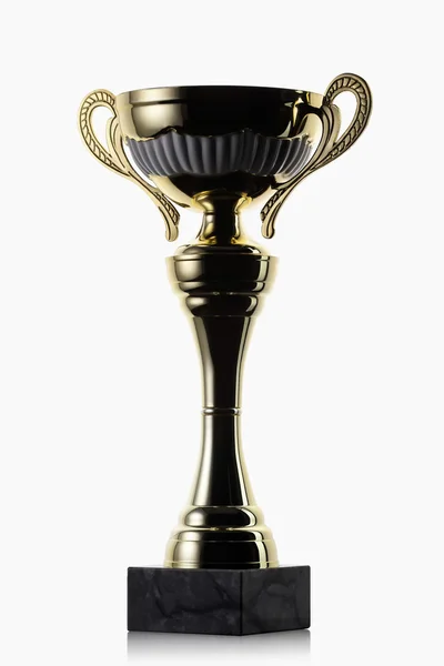 Golden cup of the winner — Stock Photo, Image