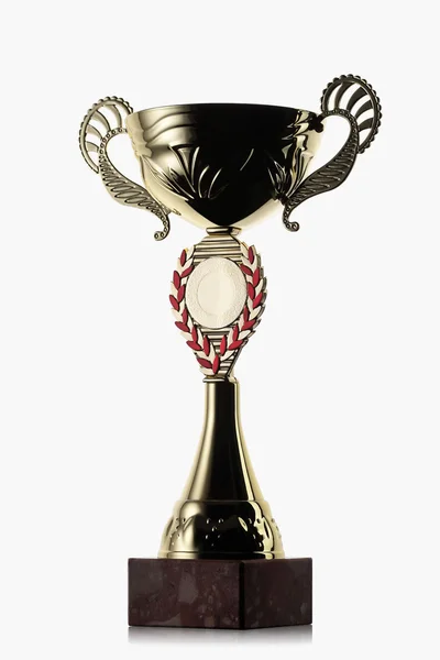Golden cup of the winner — Stock Photo, Image