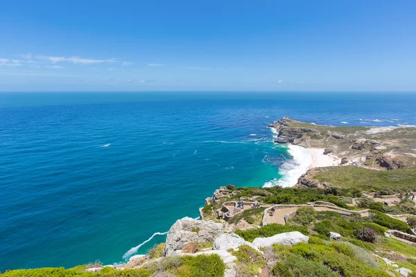 Dávejte si pozor přes oceán Cape Point — Stock fotografie