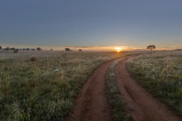 O caminho para o sol — Fotografia de Stock