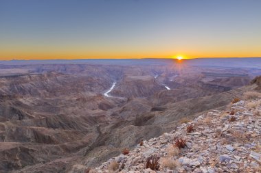 Balık River Canyon günbatımı