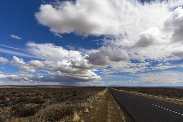 Moln Och Regn Avstånd Karoo — Stockfoto