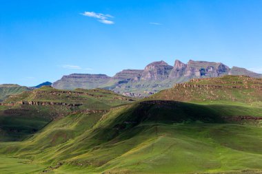 Drakensberg dağlarında Devil 's Nuckles zirvesi