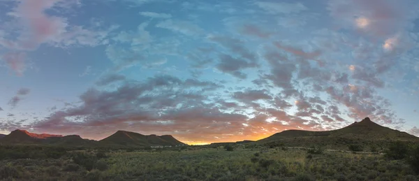 Sunrise Panorama w Karoo Np — Zdjęcie stockowe