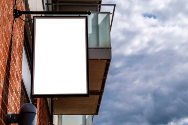 Hazır sokak modeli. Reklamınız için ilan panosu.