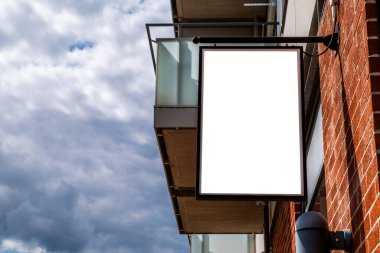 Hazır sokak modeli. Reklamınız için ilan panosu.