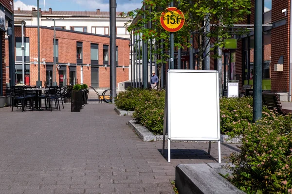 Een Kant Klaar Straatmodel Billboard Voor Reclame — Stockfoto