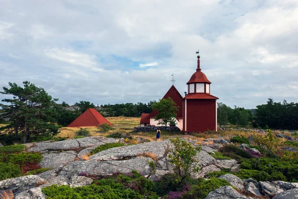 Finlande Îles Aland Kokar Août 2019 Grand Ancien Cimetière Île — Photo