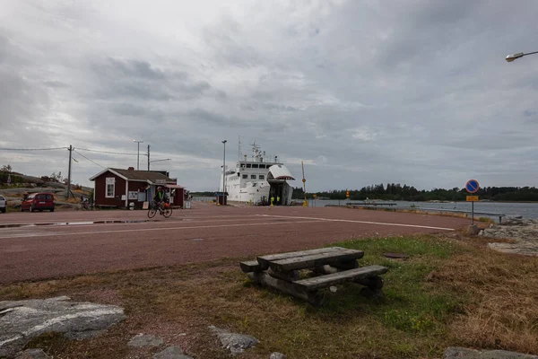 Finlandia Wyspy Alandzkie Kokar Sierpień 2019 Port Wyspie Kokar Małym — Zdjęcie stockowe