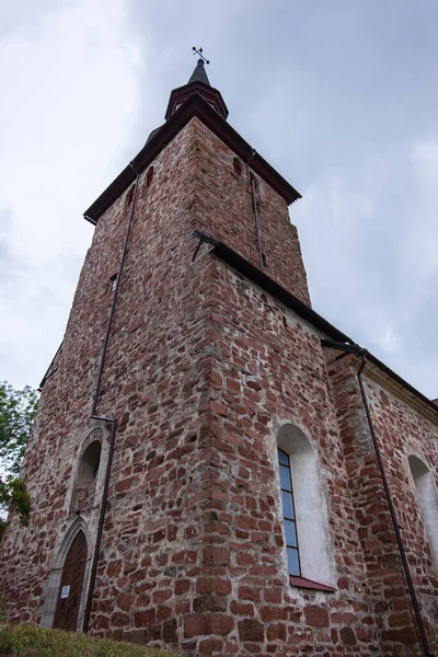 Finsko Alandské Ostrovy Marienhamn Srpen 2019 Skandinávská Námořní Katedrála Jomale — Stock fotografie