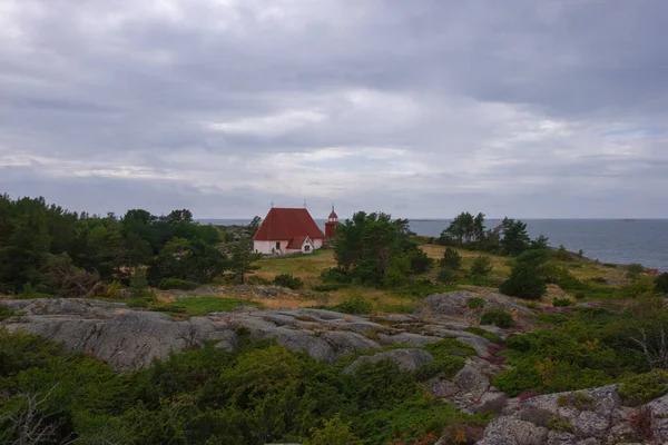 Finlandia Wyspy Alandzkie Kokar Sierpień 2019 Największy Najstarszy Cmentarz Wyspie — Zdjęcie stockowe