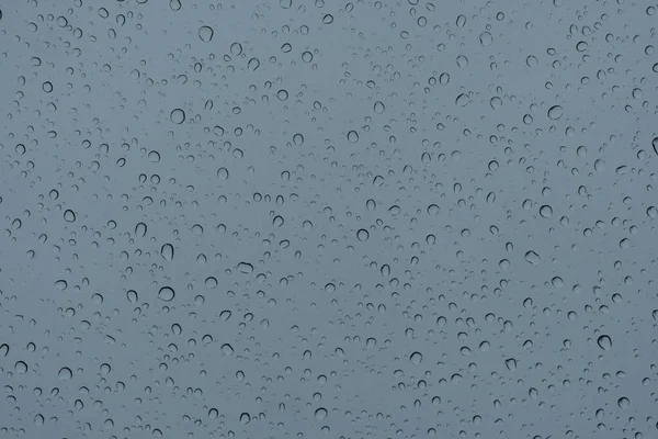 Conceptual Background Water Drops Gray Glass — Stock Photo, Image