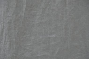 Çuval bezinden yapılmış monoton gri yatay kumaş arkaplan