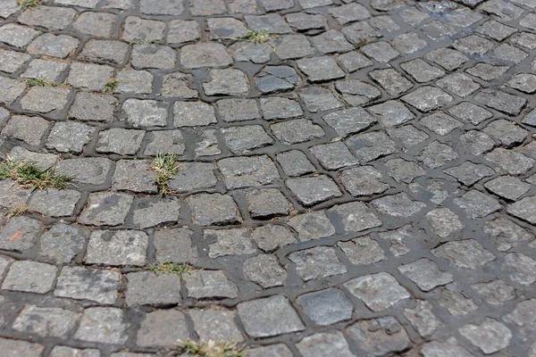Steinmauer Oder Straßenstruktur Die Lage Des Steins Muster — Stockfoto