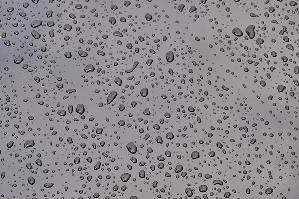 Gotas Água Sobre Fundo Preto Abstrato Textura Fundo — Fotografia de Stock