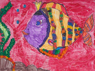 Balık çizim çocuklar