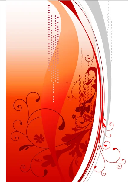 Design abstrato vermelho —  Vetores de Stock