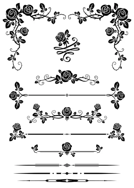 Elementos decorativos fondo — Archivo Imágenes Vectoriales