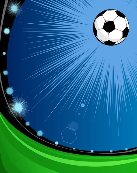 Fotbalové hry pozadí — Stockový vektor