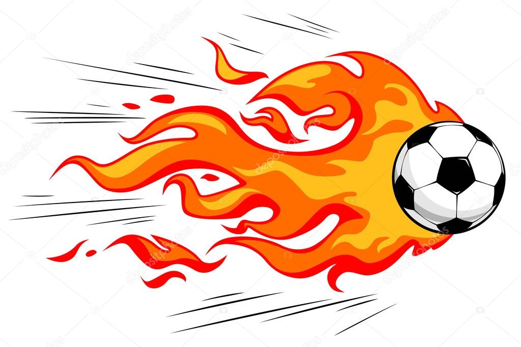  Flamy soccer ball