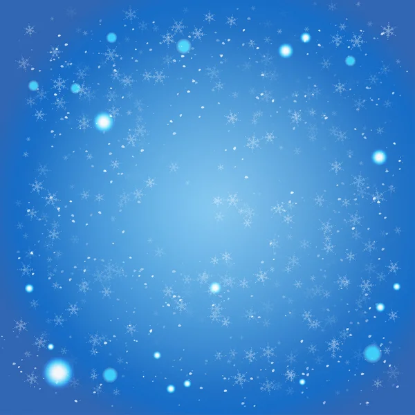 Winter blue background — Stock Vector