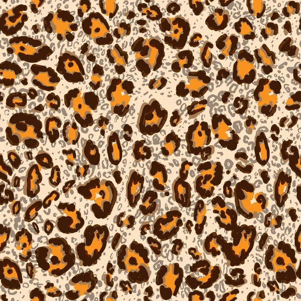 Leopard pattern seamless — Stock Vector