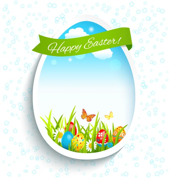 Holiday easter frame — Stock Vector