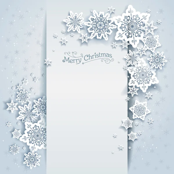 Winter holiday card — Stock Vector