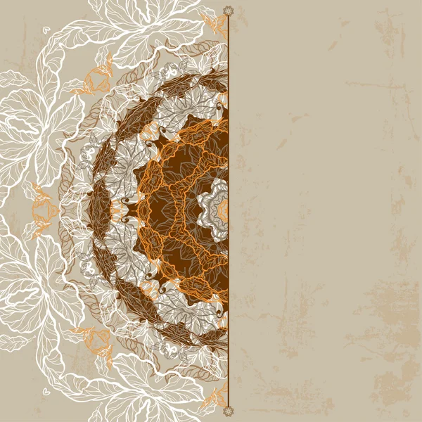 Fondo vintage ornamental — Vector de stock