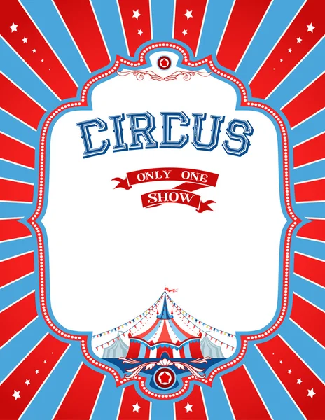 Parlak sirk afişi