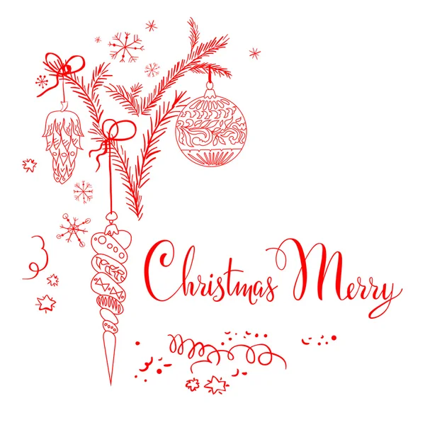 Merry Christmas design — Stock Vector