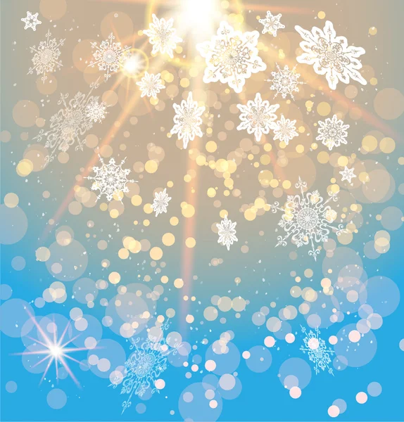 Снежный праздничный фон — стоковый вектор