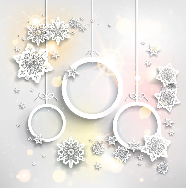 Glanzvoller weihnachtlicher Hintergrund — Stockvektor