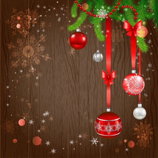 Festive fond de Noël — Image vectorielle