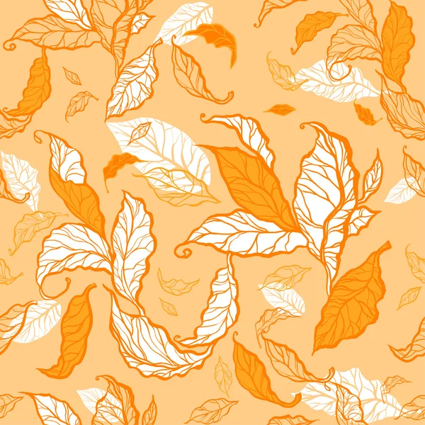 Autumn seamless background — Stock Vector