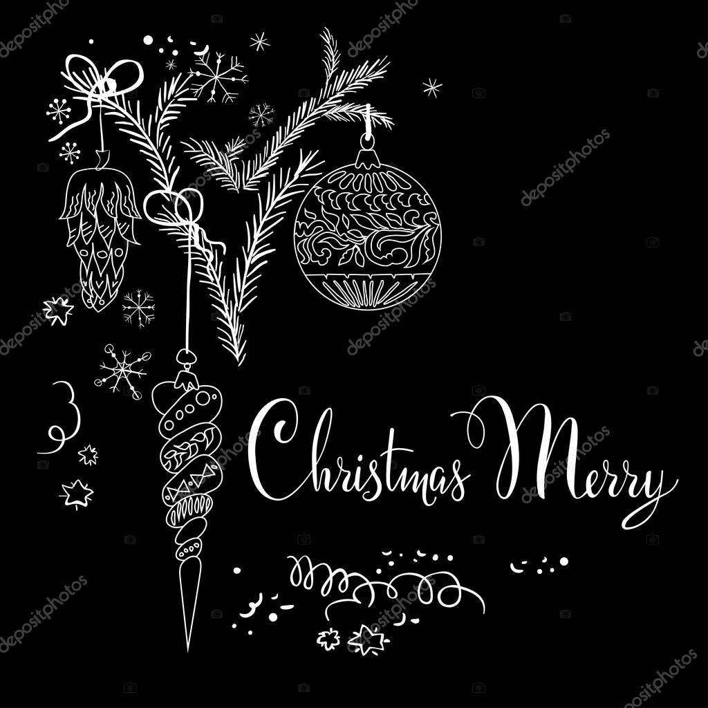 Christmas Sketch On Black Board Stock Vector Royalty Free Vector Image By C Paprika Christmas Sketch On Black Board Stock Vector Royalty Free Vector Image By C Paprika