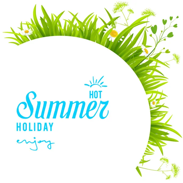 Njut av sommarsemester — Stock vektor